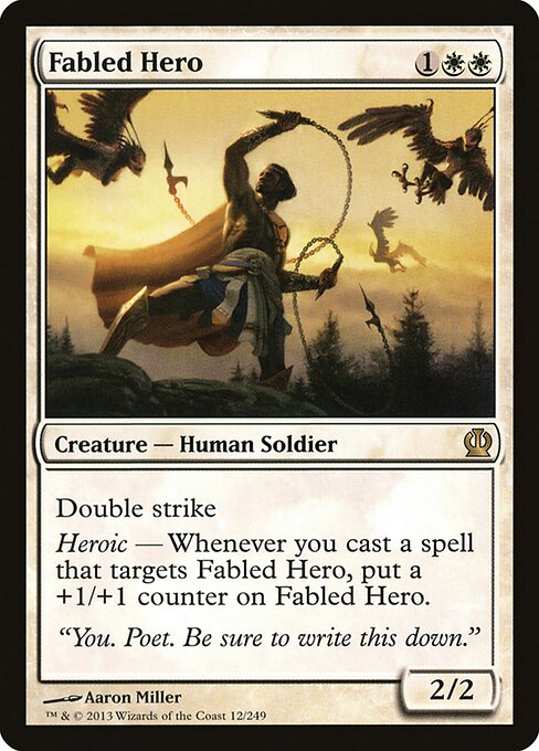 Theros - 12 - Fabled Hero - Rare