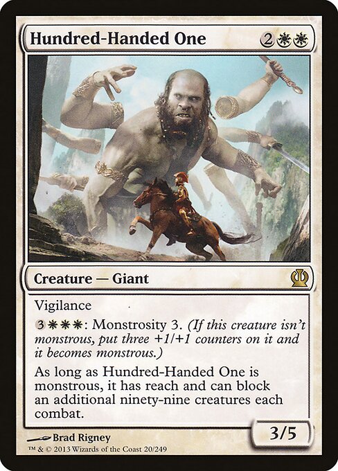 Theros - 20 - Hundred-Handed One - Rare