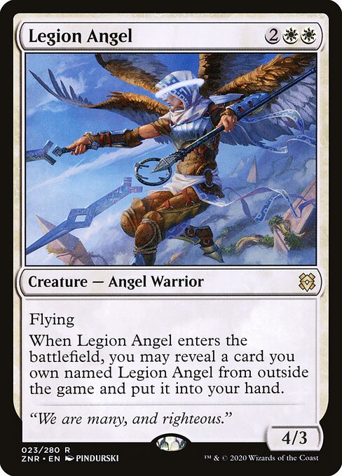 Zendikar Rising - 23 - Legion Angel - Rare