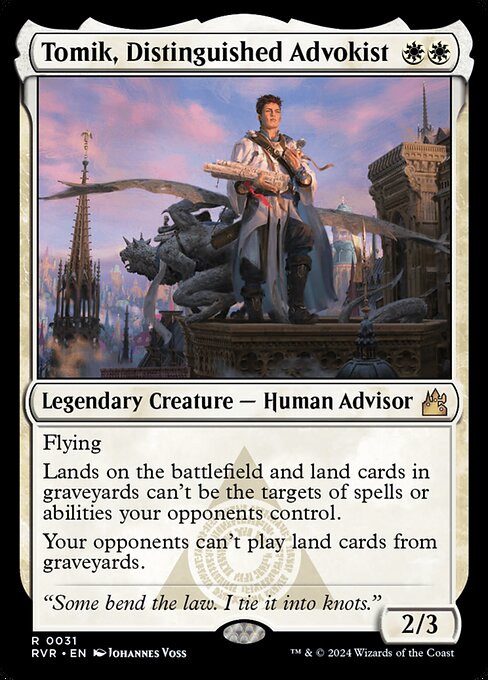 Ravnica Remastered - 31 - Tomik, Distinguished Advokist - Rare