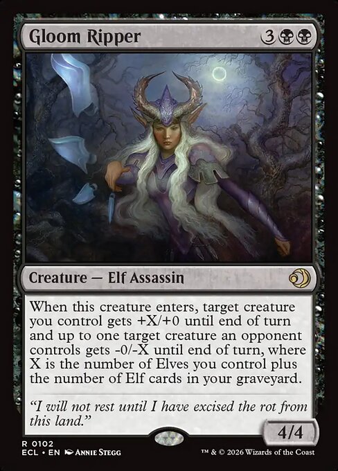 Lorwyn Eclipsed - 102 - Gloom Ripper - Rare