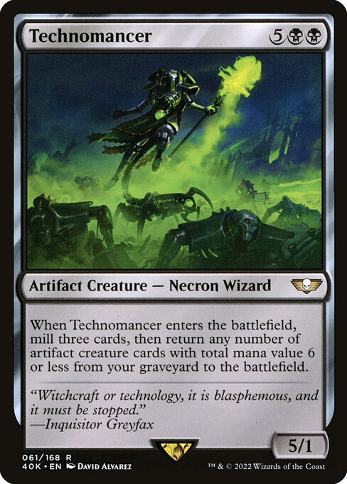 Warhammer 40,000 Commander - 61 - Technomancer - Rare
