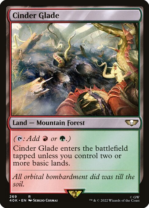 Warhammer 40,000 Commander - 269 - Cinder Glade - Rare
