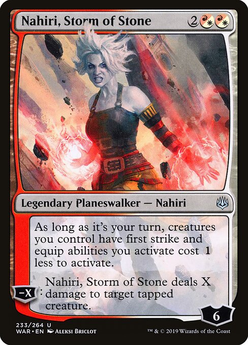 War of the Spark - 233 - Nahiri, Storm of Stone - Uncommon