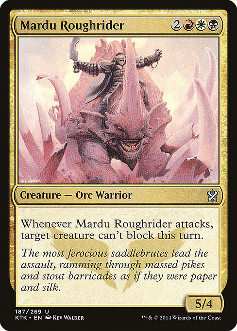 Khans of Tarkir - 187 - Mardu Roughrider - Uncommon