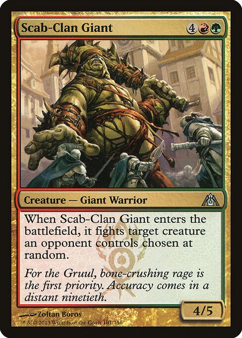 Dragon's Maze - 101 - Scab-Clan Giant - Uncommon