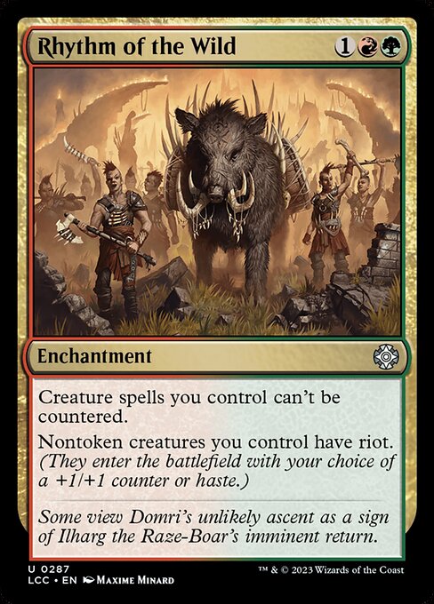 The Lost Caverns of Ixalan Commander - 287 - Rhythm of the Wild - Uncommon