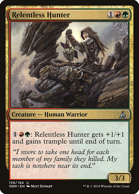 Oath of the Gatewatch - 158 - Relentless Hunter - Uncommon