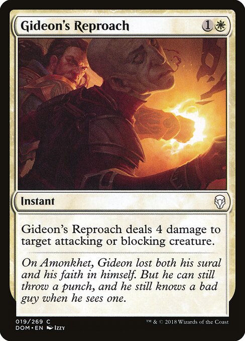 Dominaria - 19 - Gideon's Reproach - Common