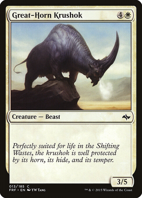 Fate Reforged - 13 - Great-Horn Krushok - Common