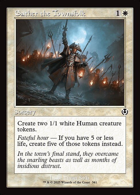 Innistrad Remastered - 341 - Gather the Townsfolk - Common