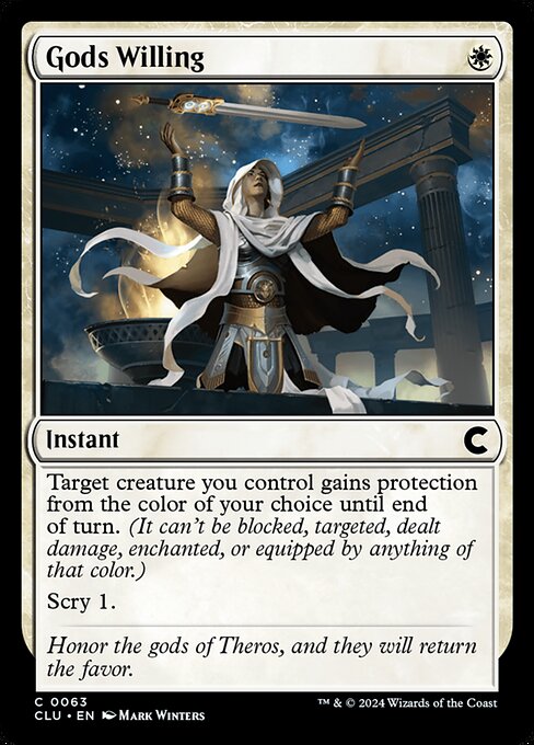 Ravnica: Clue Edition - 63 - Gods Willing - Common
