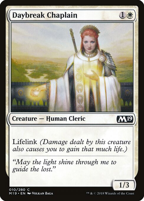 Core Set 2019 - 10 - Daybreak Chaplain - Common