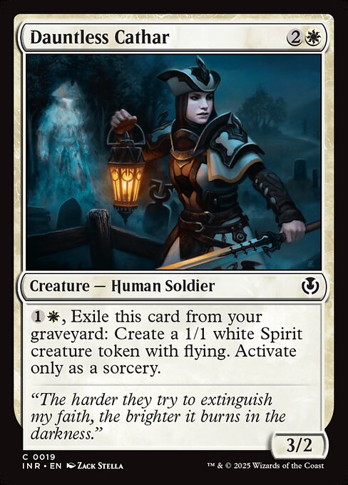 Innistrad Remastered - 19 - Dauntless Cathar - Common