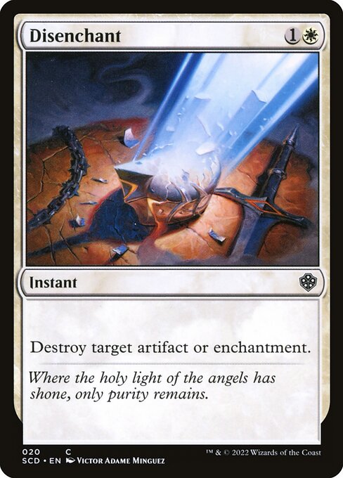 Starter Commander Decks - 20 - Disenchant - Common