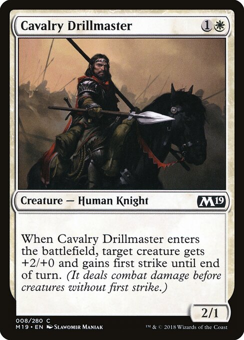 Core Set 2019 - 8 - Cavalry Drillmaster - Common