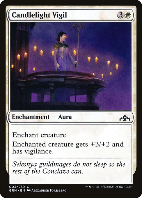 Guilds of Ravnica - 3 - Candlelight Vigil - Common