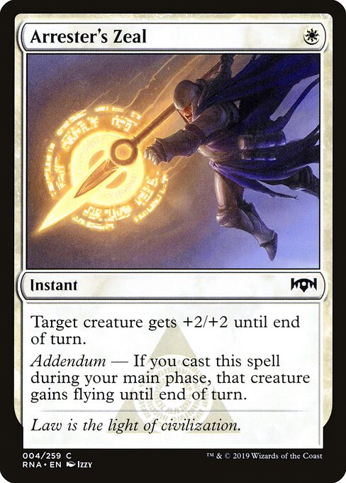 Ravnica Allegiance - 4 - Arrester's Zeal - Common