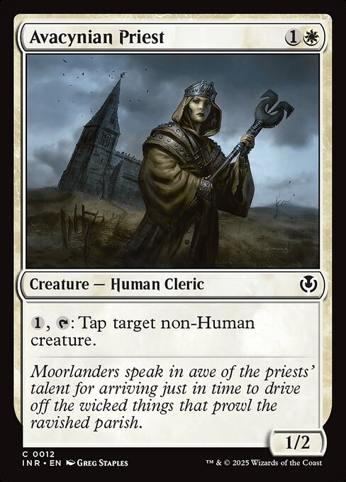 Innistrad Remastered - 12 - Avacynian Priest - Common