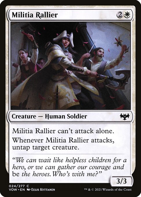Innistrad: Crimson Vow - 24 - Militia Rallier - Common