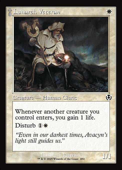 Innistrad Remastered - 450 - Lunarch Veteran // Luminous Phantom - Common