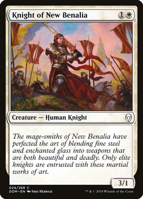 Dominaria - 24 - Knight of New Benalia - Common