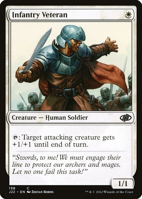 Jumpstart 2022 - 198 - Infantry Veteran - Common