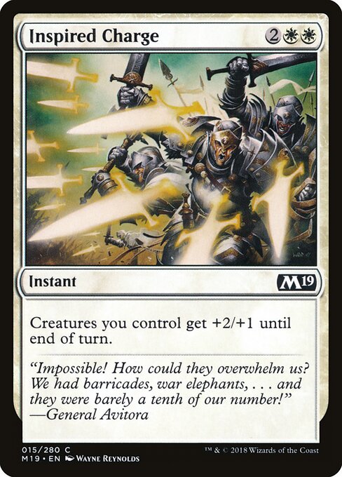 Core Set 2019 - 15 - Inspired Charge - Common