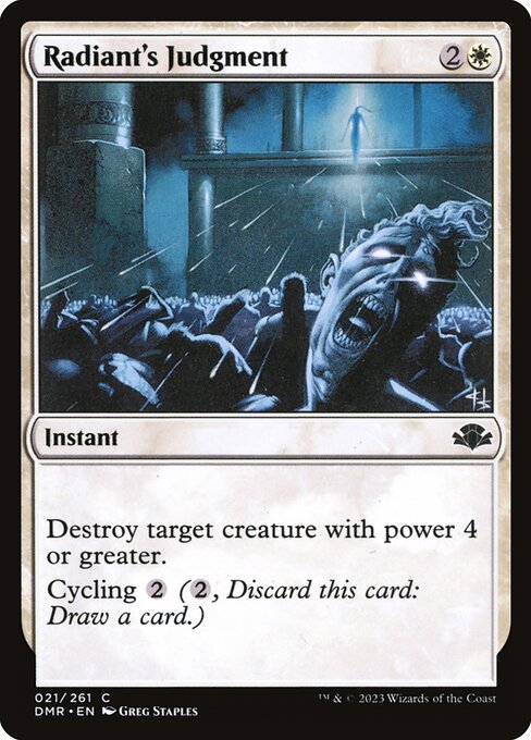 Dominaria Remastered - 21 - Radiant's Judgment - Common