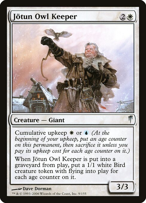 Coldsnap - 9 - Jötun Owl Keeper - Uncommon