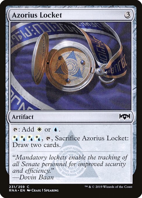 Ravnica Allegiance - 231 - Azorius Locket - Common