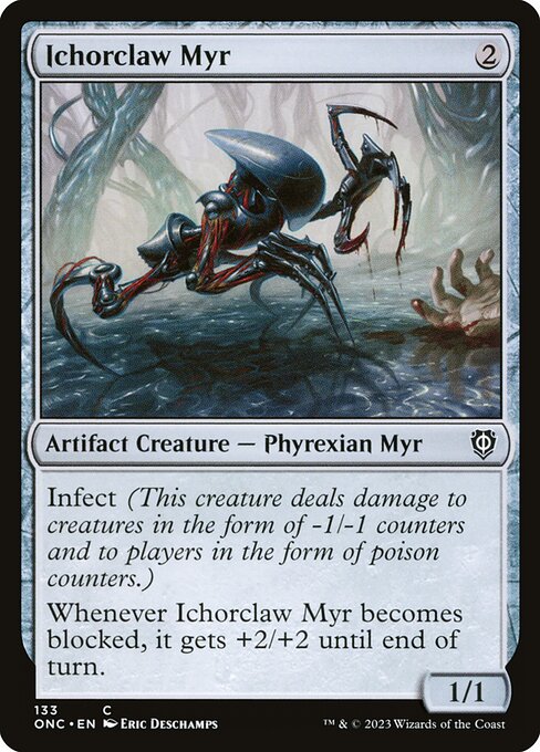 Phyrexia: All Will Be One Commander - 133 - Ichorclaw Myr - Common