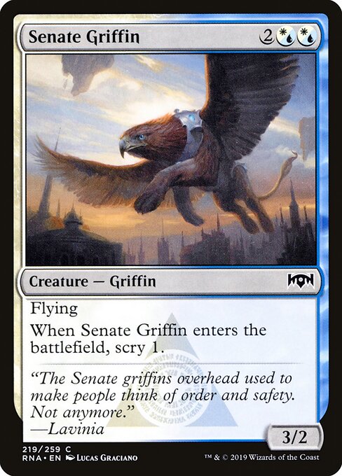 Ravnica Allegiance - 219 - Senate Griffin - Common