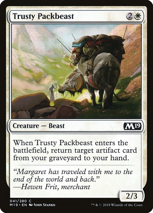 Core Set 2019 - 41 - Trusty Packbeast - Common