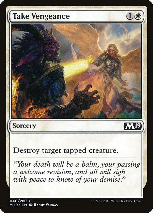 Core Set 2019 - 40 - Take Vengeance - Common