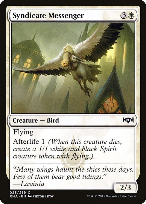 Ravnica Allegiance - 25 - Syndicate Messenger - Common