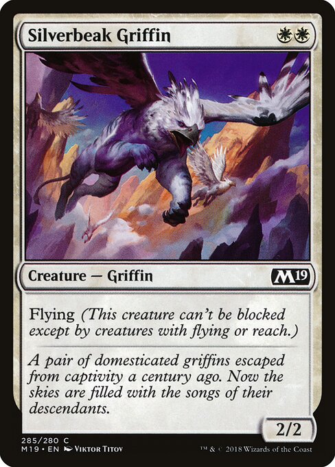 Core Set 2019 - 285 - Silverbeak Griffin - Common