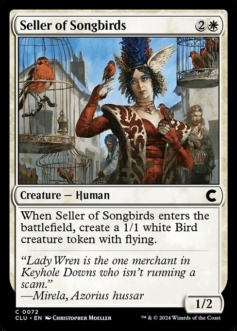 Ravnica: Clue Edition - 72 - Seller of Songbirds - Common