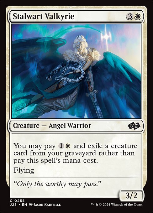 Foundations Jumpstart - 258 - Stalwart Valkyrie - Common