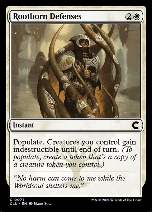 Ravnica: Clue Edition - 71 - Rootborn Defenses - Common