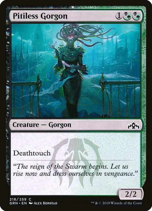 Guilds of Ravnica - 218 - Pitiless Gorgon - Common