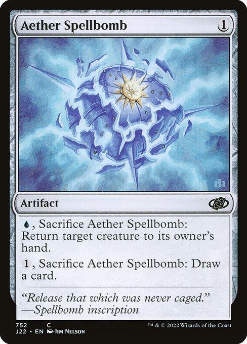 Jumpstart 2022 - 752 - Aether Spellbomb - Common