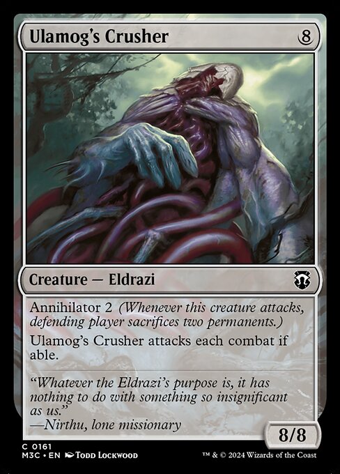 Modern Horizons 3 Commander - 161 - Ulamog's Crusher - Common