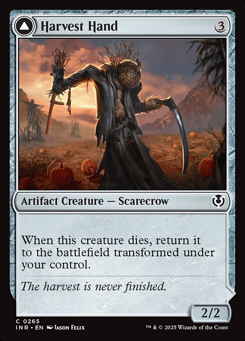 Innistrad Remastered - 265 - Harvest Hand // Scrounged Scythe - Common