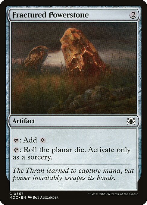 March of the Machine Commander - 357 - Fractured Powerstone - Common
