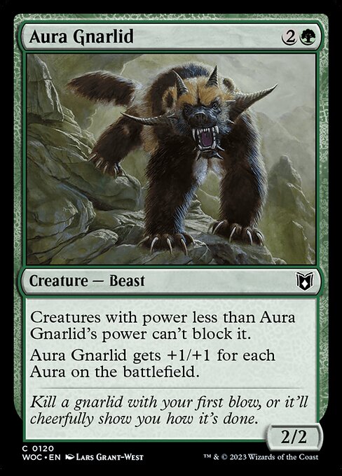 Wilds of Eldraine Commander - 120 - Aura Gnarlid - Common