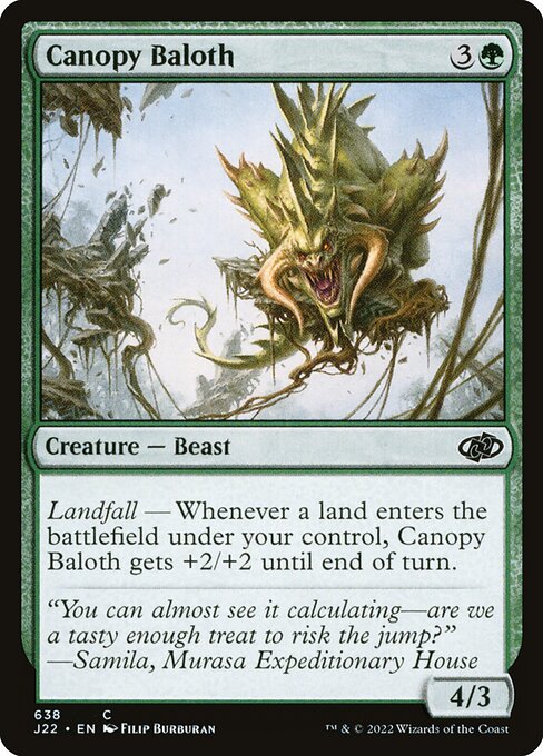 Jumpstart 2022 - 638 - Canopy Baloth - Common