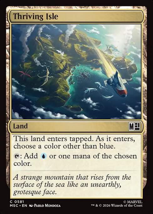 Marvel Super Heroes Commander - 581 - Thriving Isle - Common