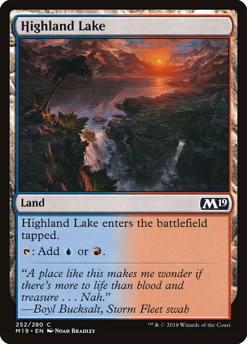Core Set 2019 - 252 - Highland Lake - Common