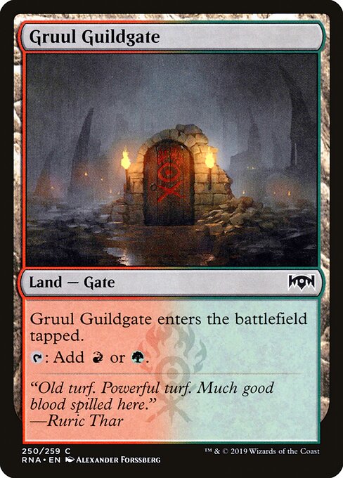 Ravnica Allegiance - 250 - Gruul Guildgate - Common